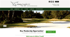 Desktop Screenshot of mistycreek.net